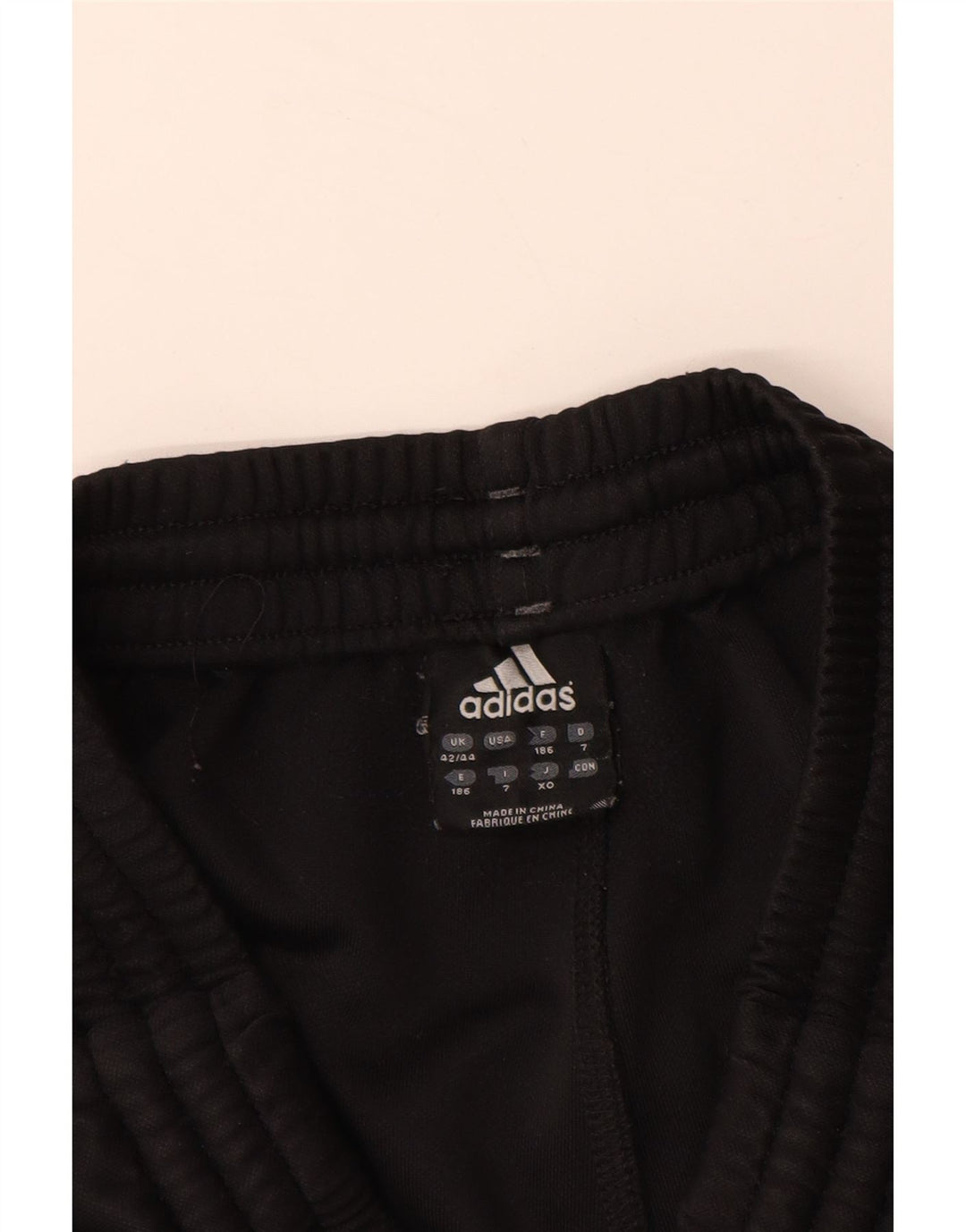 ADIDAS Mens Graphic Tracksuit Trousers UK 42/44 Large  Black Polyester