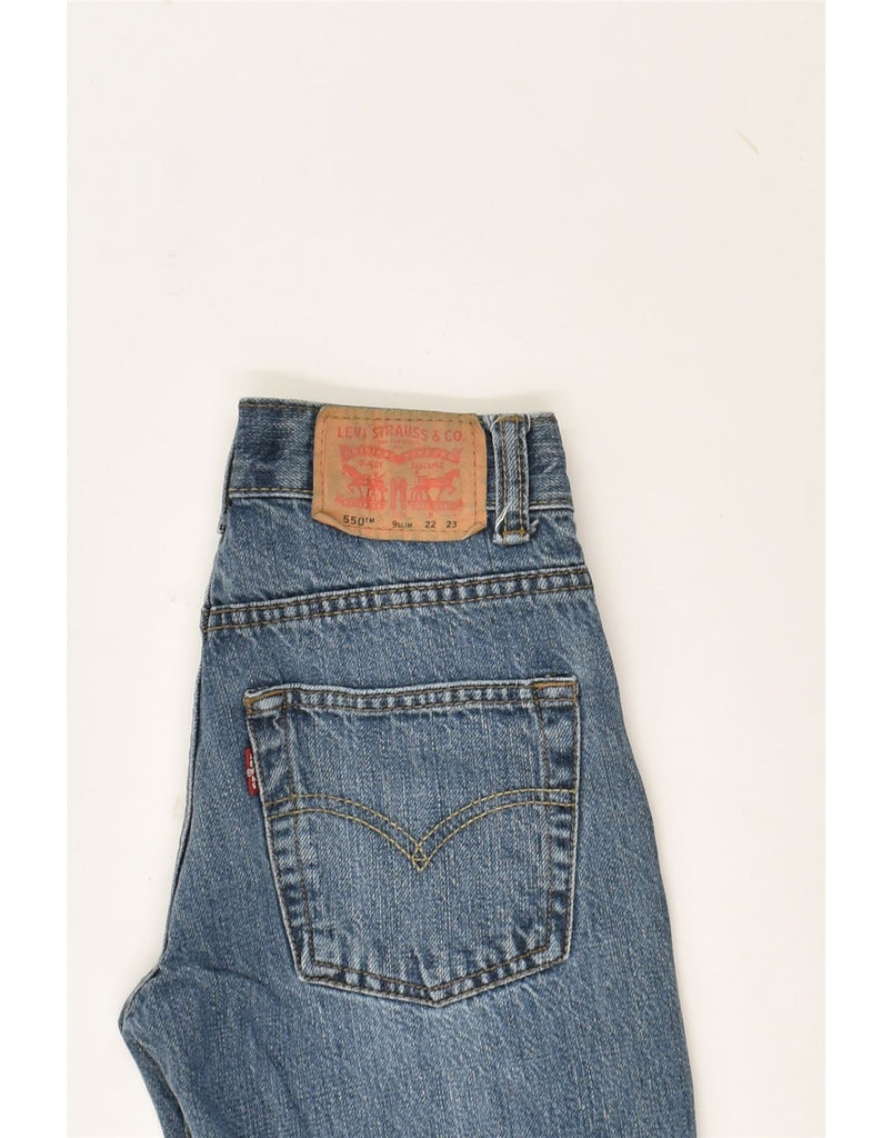 LEVI'S Boys 550 Relaxed Fit Straight Jeans 8-9 Years W22 L23  Blue Cotton | Vintage Levi's | Thrift | Second-Hand Levi's | Used Clothing | Messina Hembry 