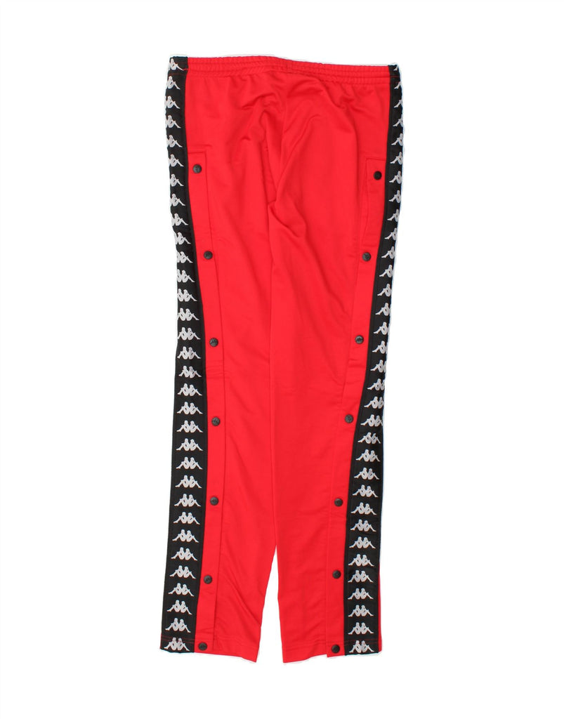 KAPPA Mens Graphic Tracksuit Trousers XS Red Colourblock Vintage Kappa and Second-Hand Kappa from Messina Hembry 