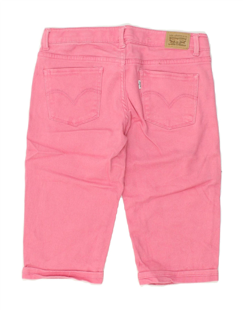 LEVI'S Girls Arcade Bermuda Shorts 15-16 Years W26  Pink Cotton | Vintage Levi's | Thrift | Second-Hand Levi's | Used Clothing | Messina Hembry 