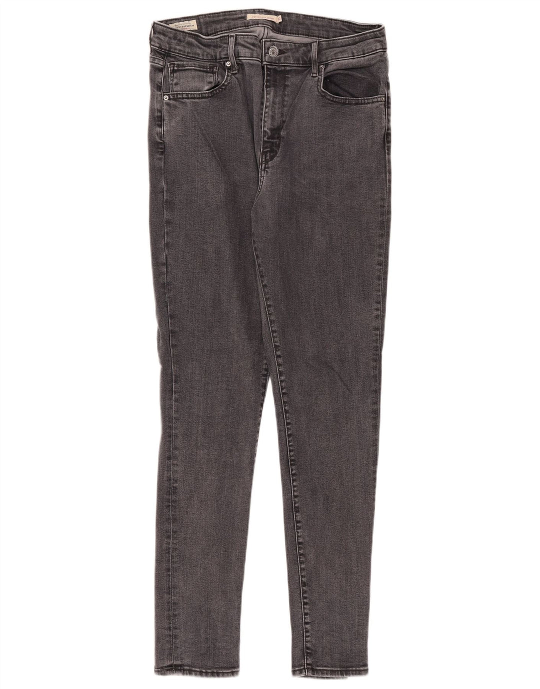 Levi's Womens 721 High Rise Skinny Jeans W32 L30 Grey