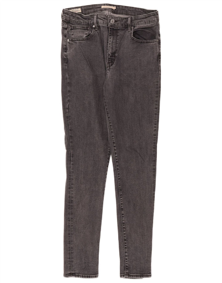 Levi's Womens 721 High Rise Skinny Jeans W32 L30 Grey