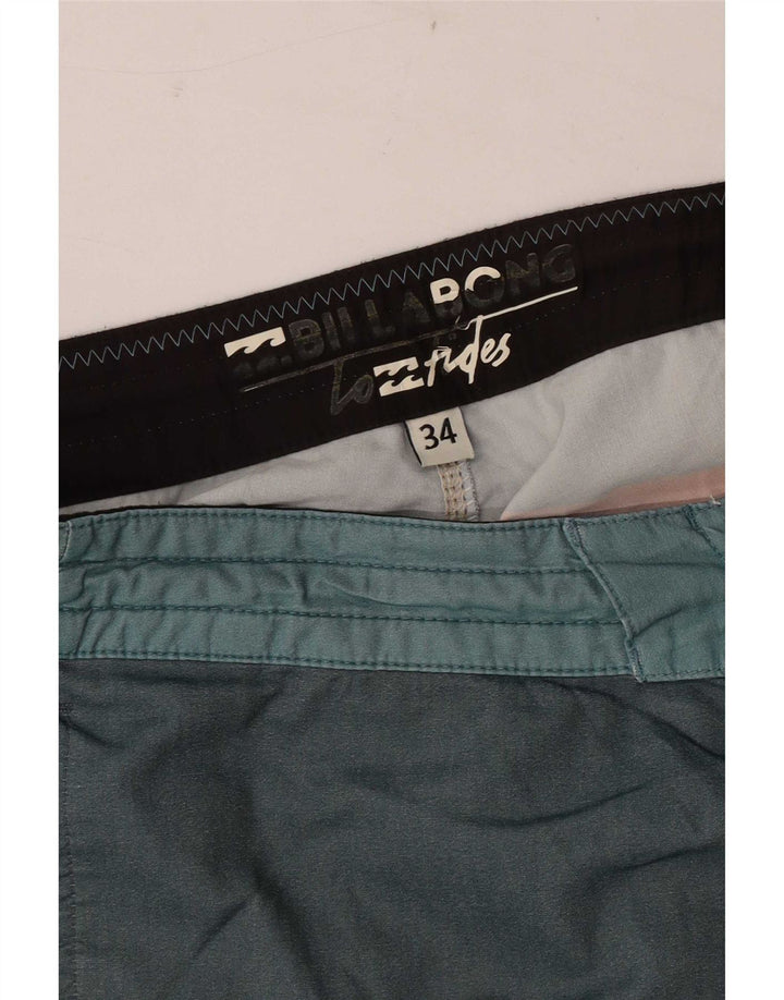 Billabong Mens Swimming Shorts Large Multicoloured Colourblock
