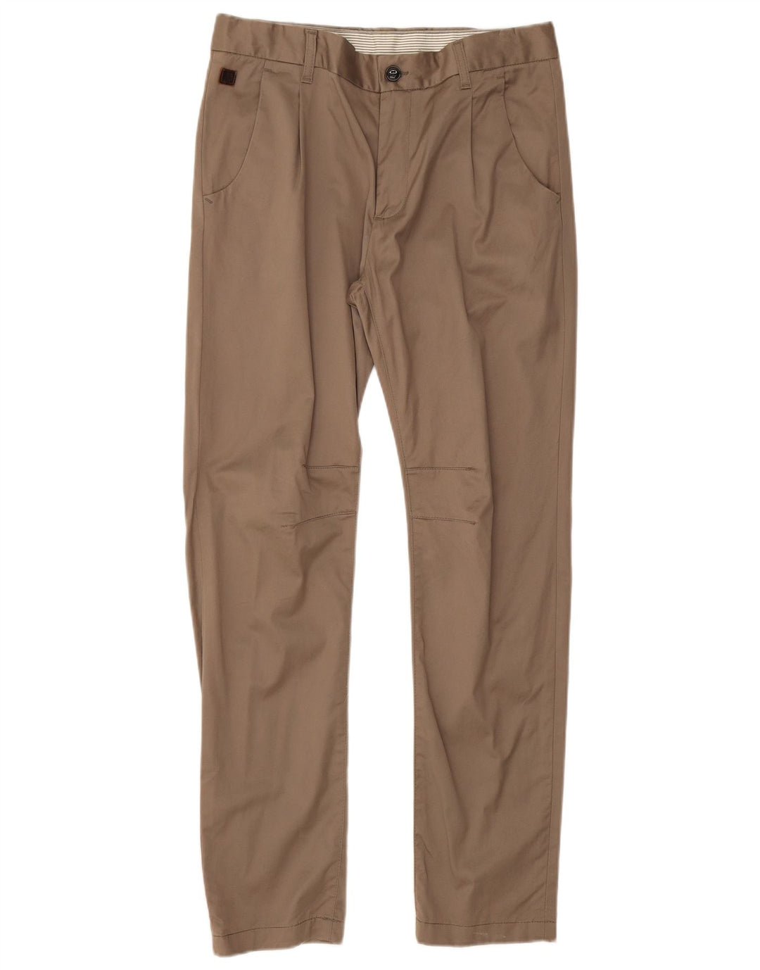 Zara Mens Slim Casual Trousers W31 L30 Beige