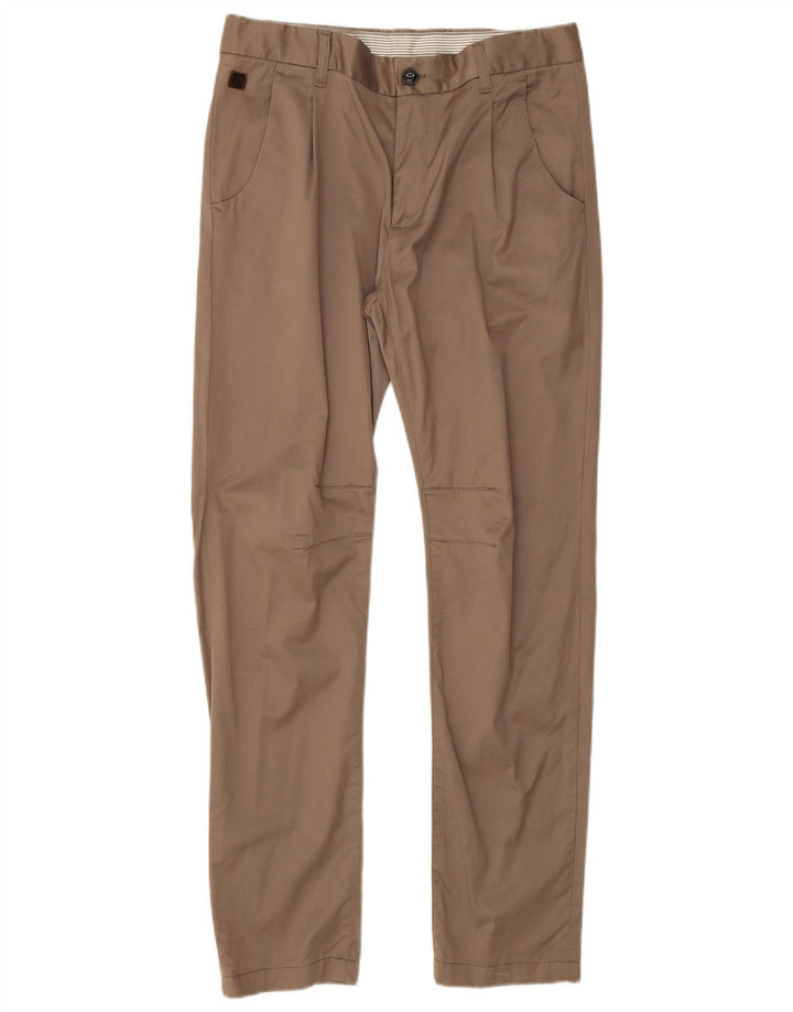 Zara Mens Slim Casual Trousers W31 L30 Beige