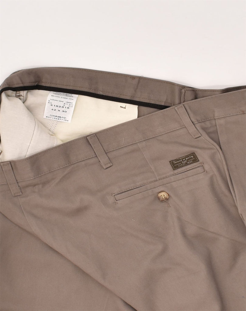 LEE Mens Slim Casual Trousers W42 L30 Grey Cotton | Vintage Lee | Thrift | Second-Hand Lee | Used Clothing | Messina Hembry 