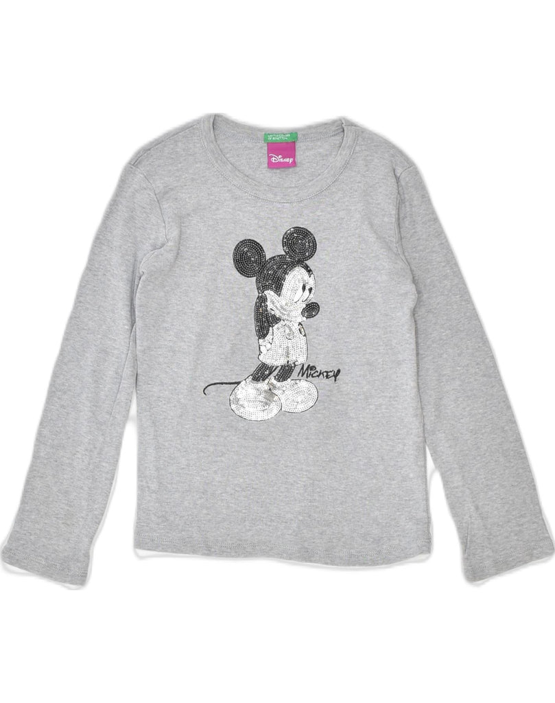 BENETTON Baby Girls Disney Graphic Top Long Sleeve 18-24 Months Grey | Vintage | Thrift | Second-Hand | Used Clothing | Messina Hembry 