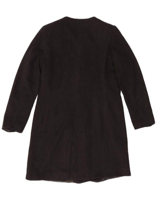 Ralph Lauren Womens Overcoat US 10 Large Black Wool