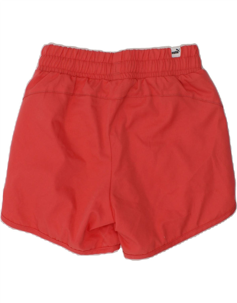 PUMA Girls Sport Shorts 9-10 Years Red Polyester | Vintage Puma | Thrift | Second-Hand Puma | Used Clothing | Messina Hembry 