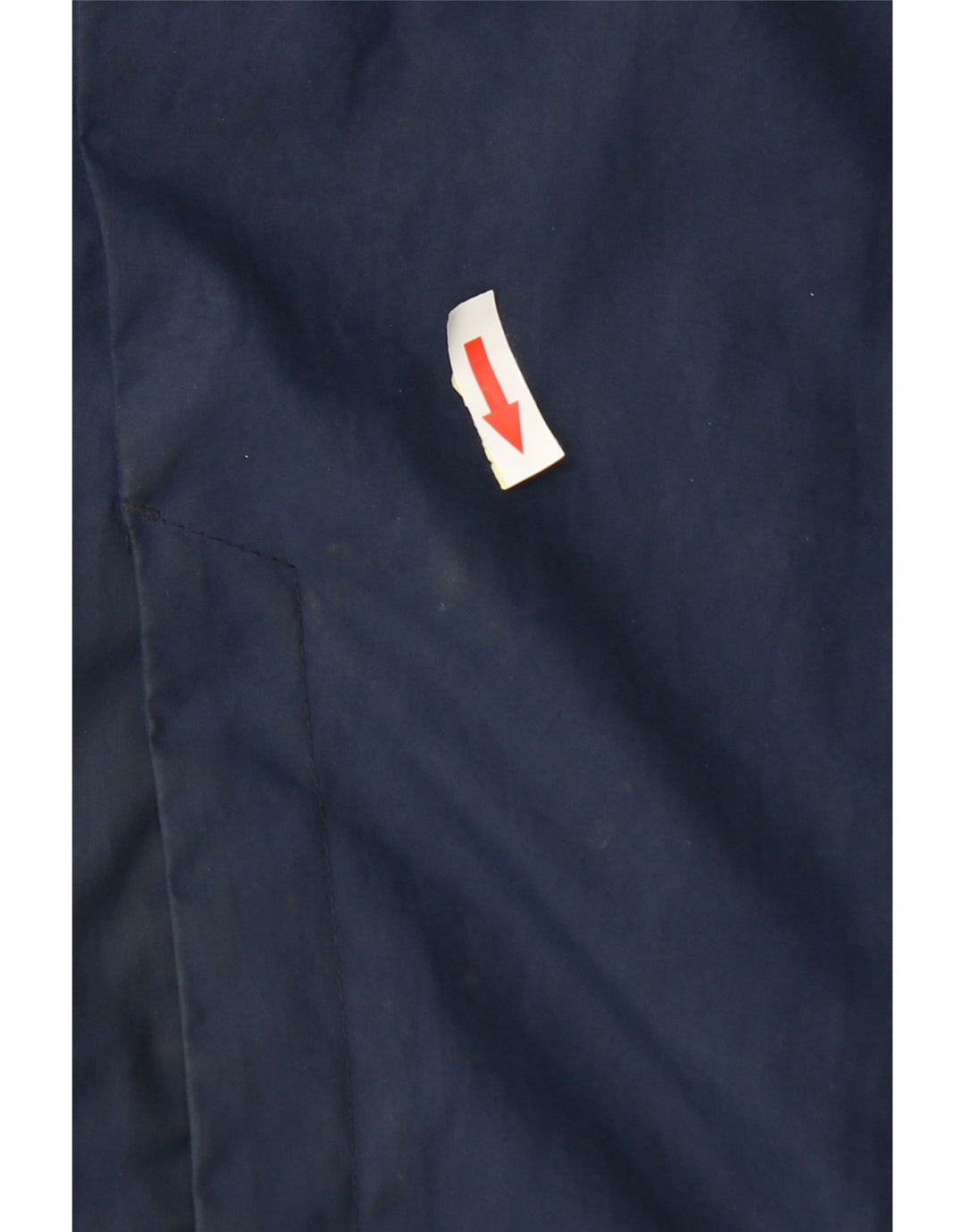 Nike Mens Hooded Padded Coat UK 38 Medium Navy Blue Polyester