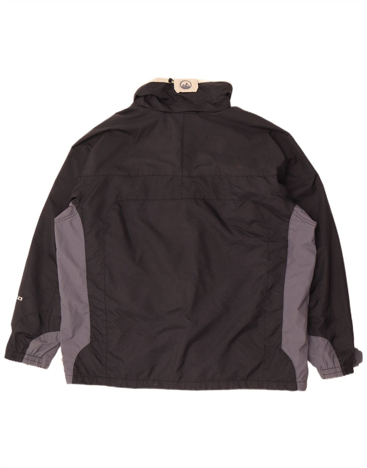 Columbia Mens Interchange Hooded Windbreaker Jacket UK 40 Large Black