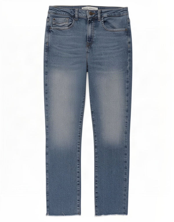 Zara Womens Straight Jeans EU 38 Small W28 L26 Blue