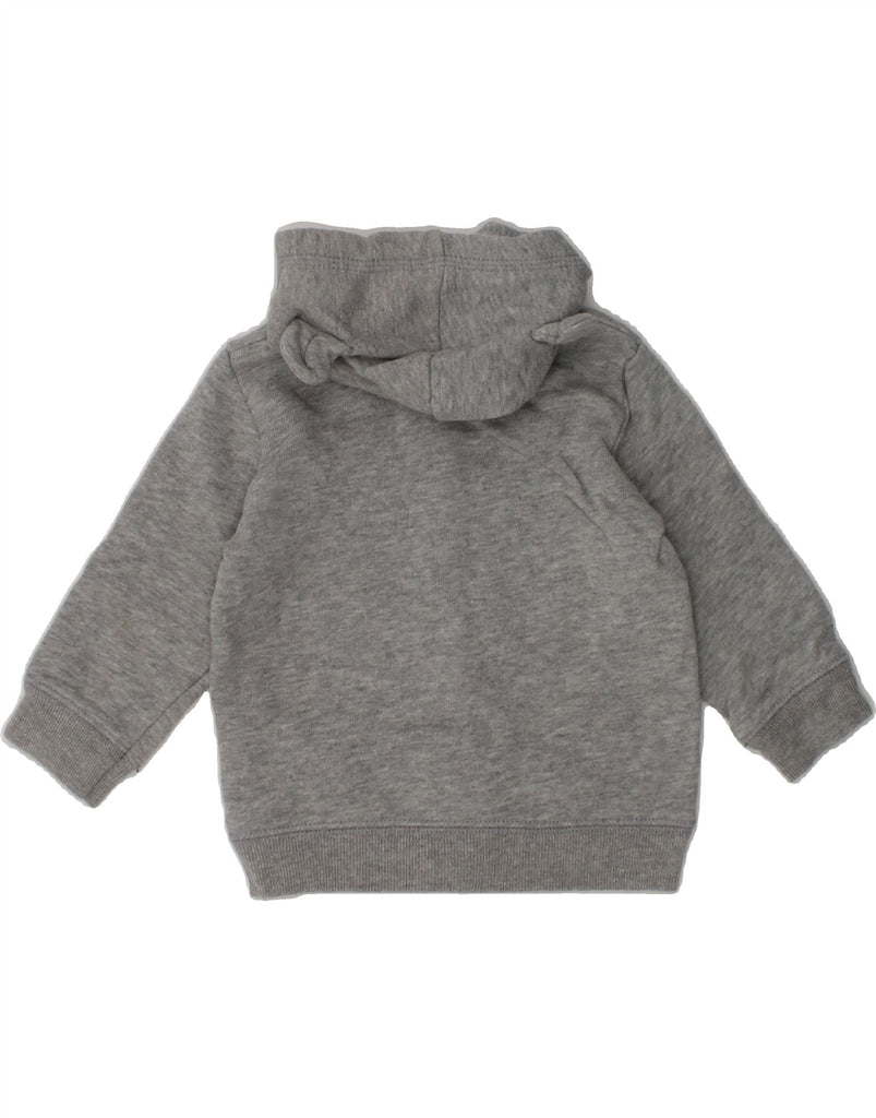 BENETTON Baby Boys Zip Hoodie Sweater 6-9 Months Grey Cotton | Vintage Benetton | Thrift | Second-Hand Benetton | Used Clothing | Messina Hembry 