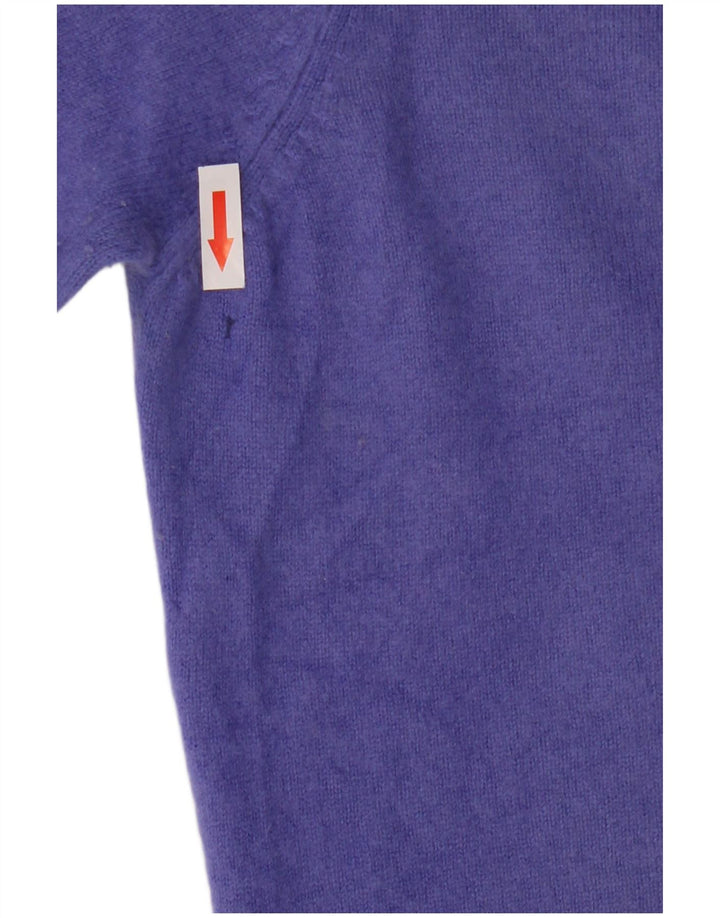 Marks & Spencer Womens Autograph V-Neck Jumper Sweater UK 12 Medium Purple