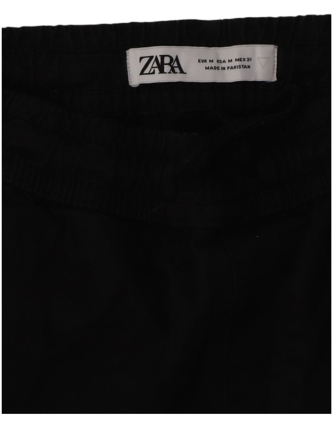 Zara Mens Tracksuit Trousers Joggers Medium Black