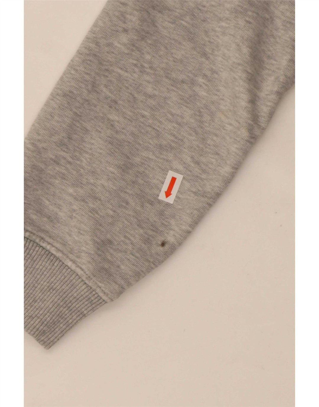 Tommy Hilfiger Womens Crop Oversized Sweatshirt Jumper UK 10 Small Grey