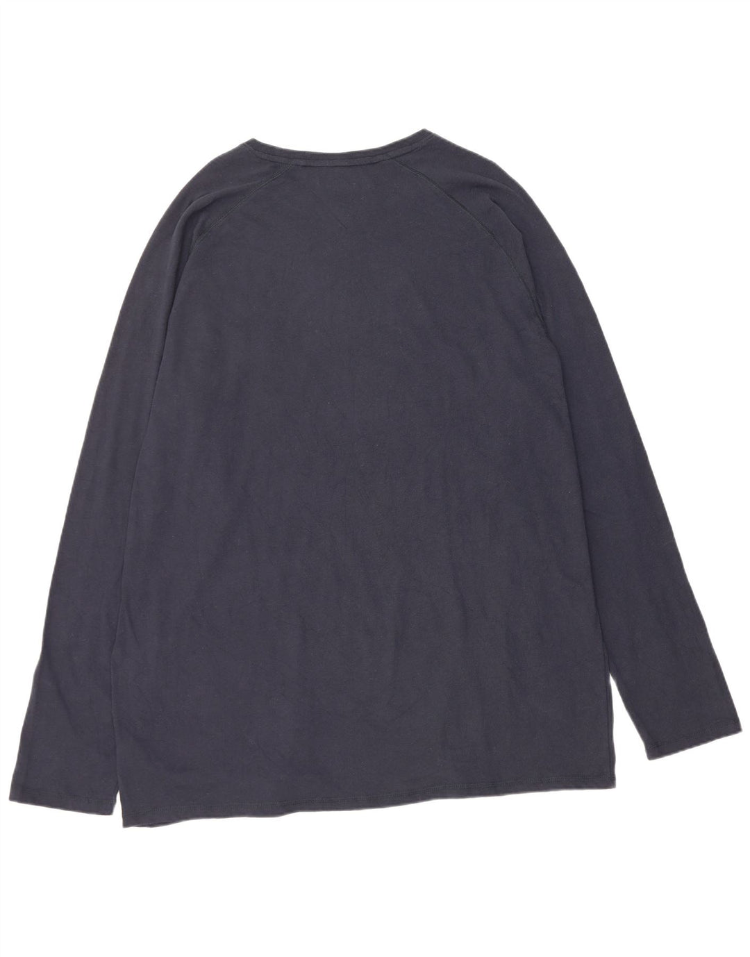 Dickies Mens Tall Top Long Sleeve 2XL Navy Blue Cotton