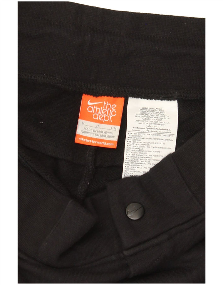 Nike Womens Tracksuit Trousers Joggers UK 10 Small  Black Cotton