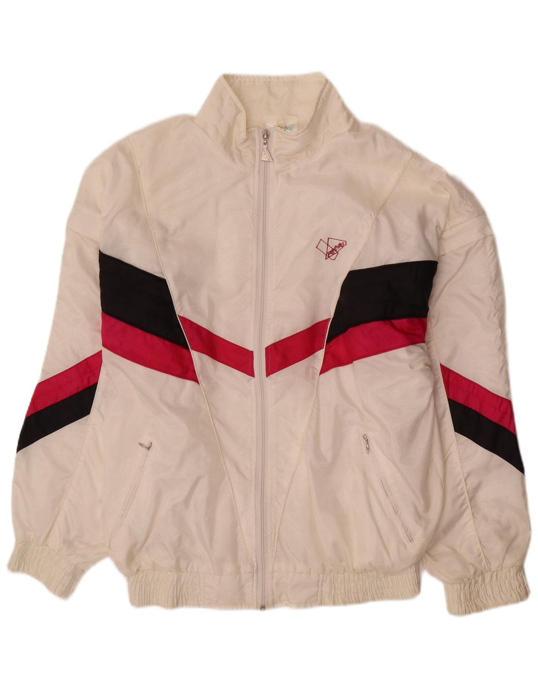 Pandora Mens Tracksuit Top Jacket Large White Colourblock Polyamide