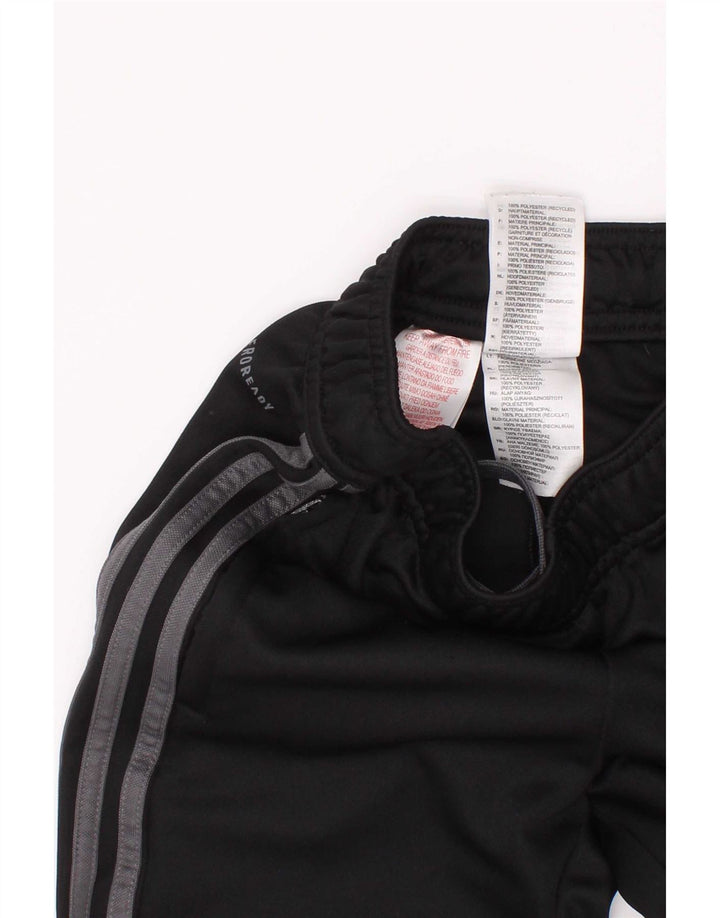 Adidas Boys Aeroready Tracksuit Trousers 9-10 Years Black Polyester