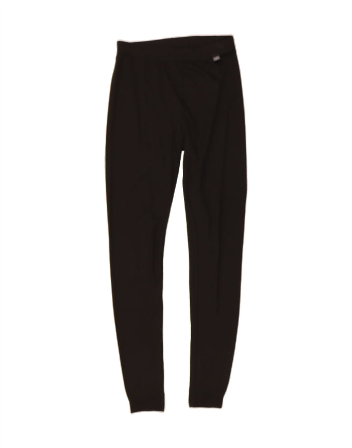 HELLY HANSEN Womens Leggings UK 14 Medium  Black Polyester Vintage Helly Hansen and Second-Hand Helly Hansen from Messina Hembry 
