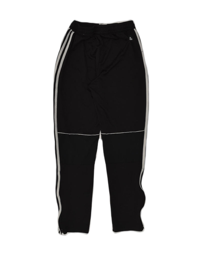 ADIDAS Womens Tracksuit Trousers UK 4 XS Black Polyester | Vintage Adidas | Thrift | Second-Hand Adidas | Used Clothing | Messina Hembry 