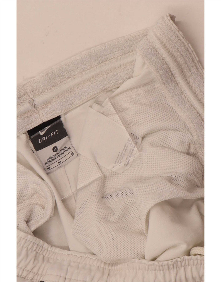 Nike Mens Dri Fit Sport Shorts Medium White Polyester