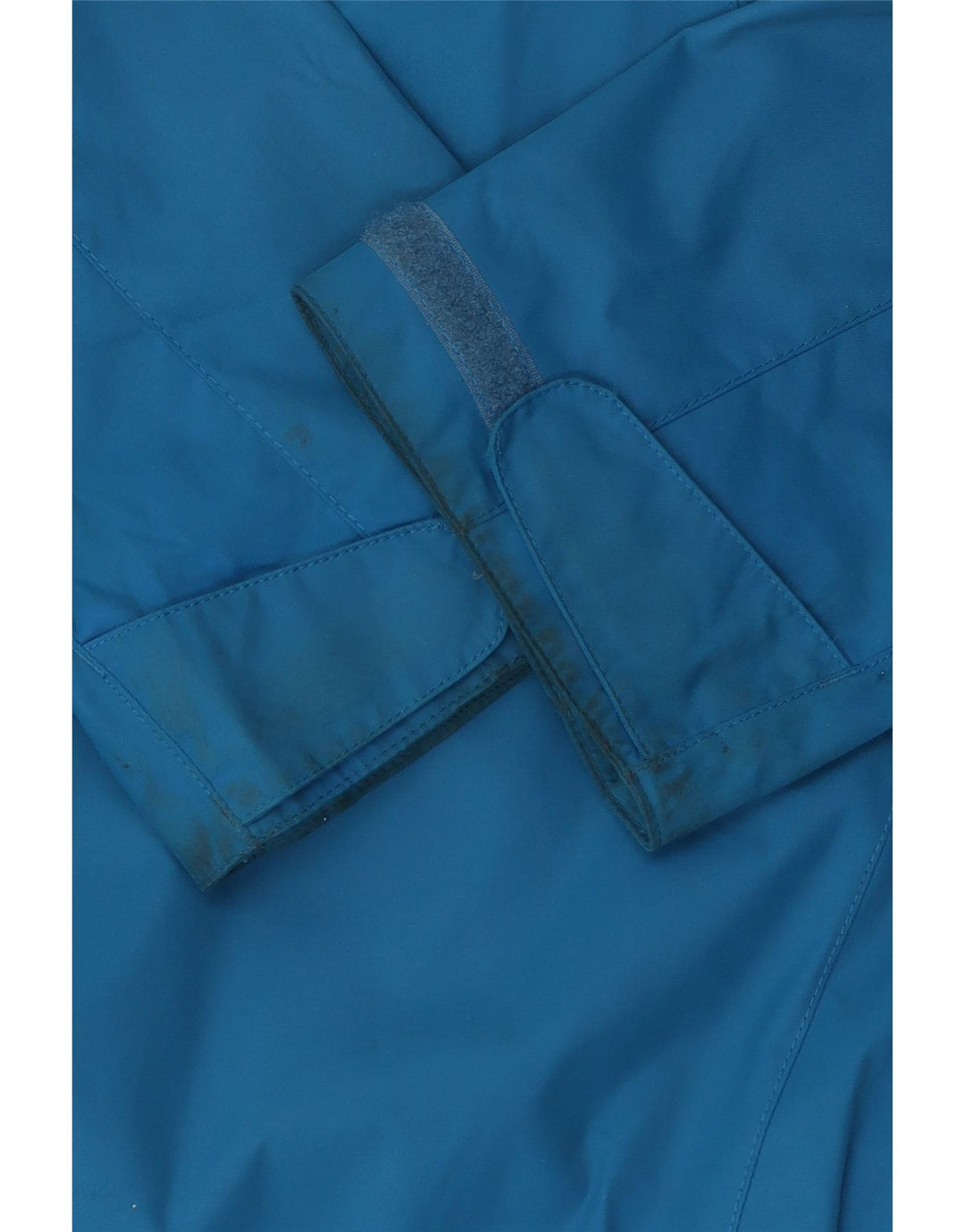 JACK WOLFSKIN Mens Hooded Rain Jacket UK 40 Large Blue Polyamide