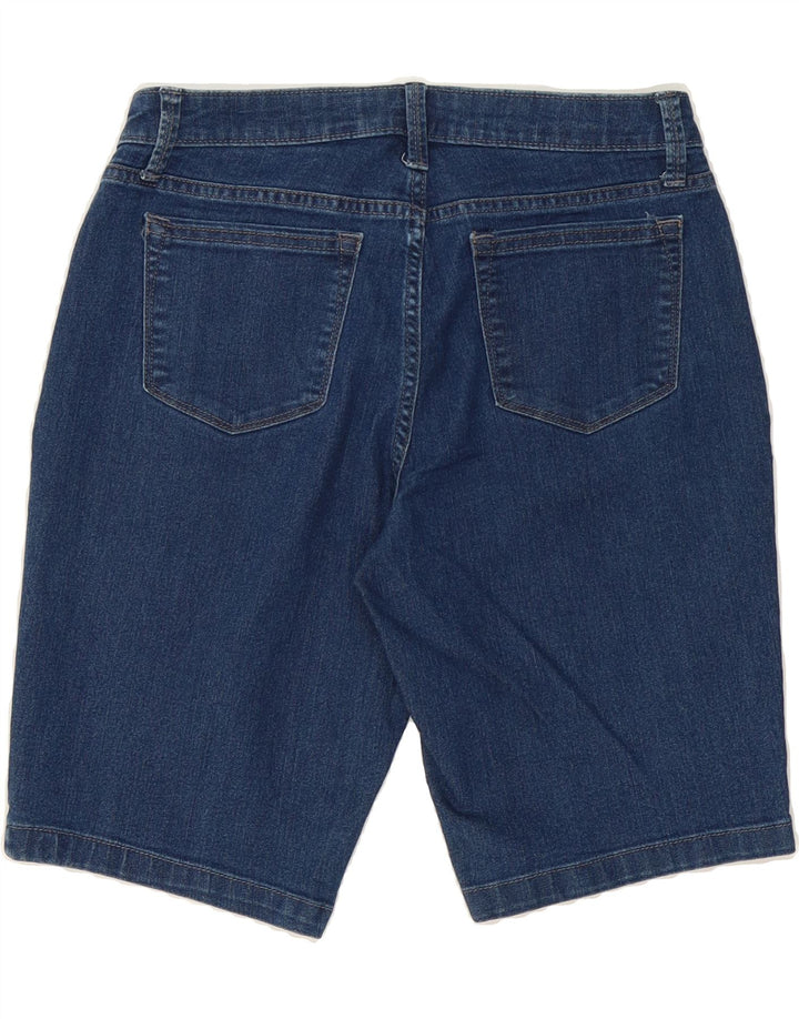 LEE Womens Riders Mid Rise Bermuda Denim Shorts W32 Lagre Blue Vintage Lee and Second-Hand Lee from Messina Hembry 