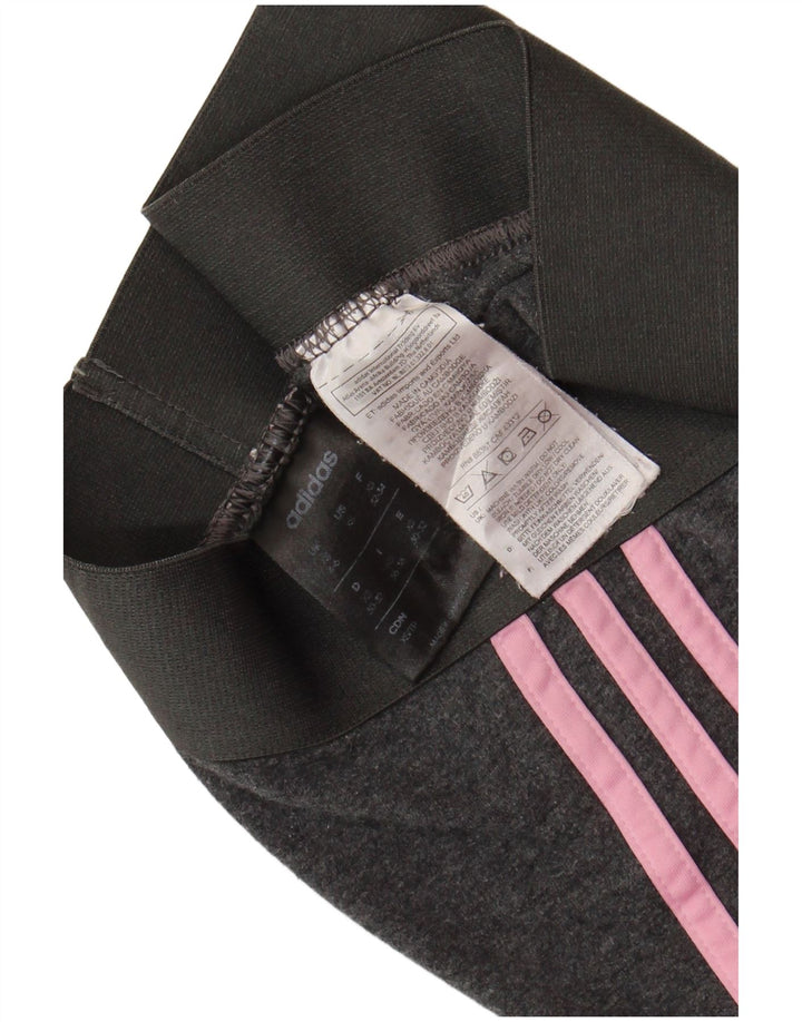 ADIDAS Womens Leggings UK 4/6 XS  Grey Cotton