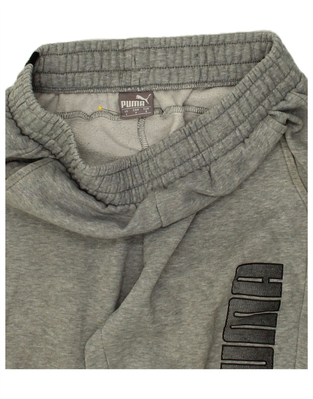 PUMA Mens Graphic Tracksuit Trousers Joggers Small Grey Cotton Vintage Puma and Second-Hand Puma from Messina Hembry 