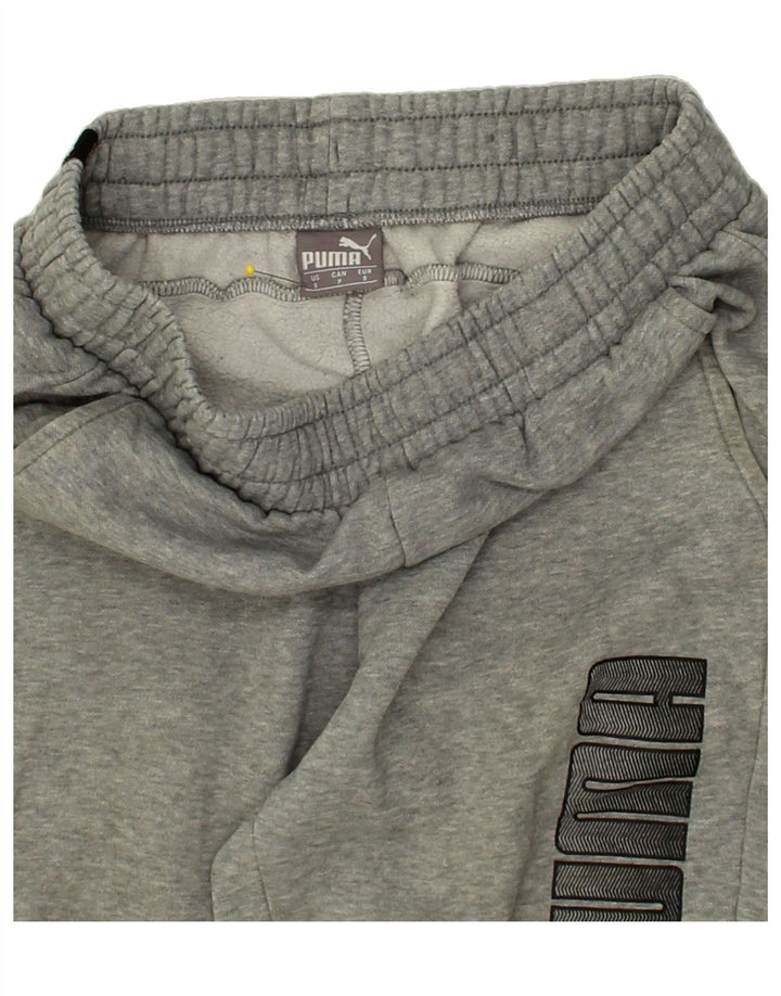 PUMA Mens Graphic Tracksuit Trousers Joggers Small Grey Cotton Vintage Puma and Second-Hand Puma from Messina Hembry 