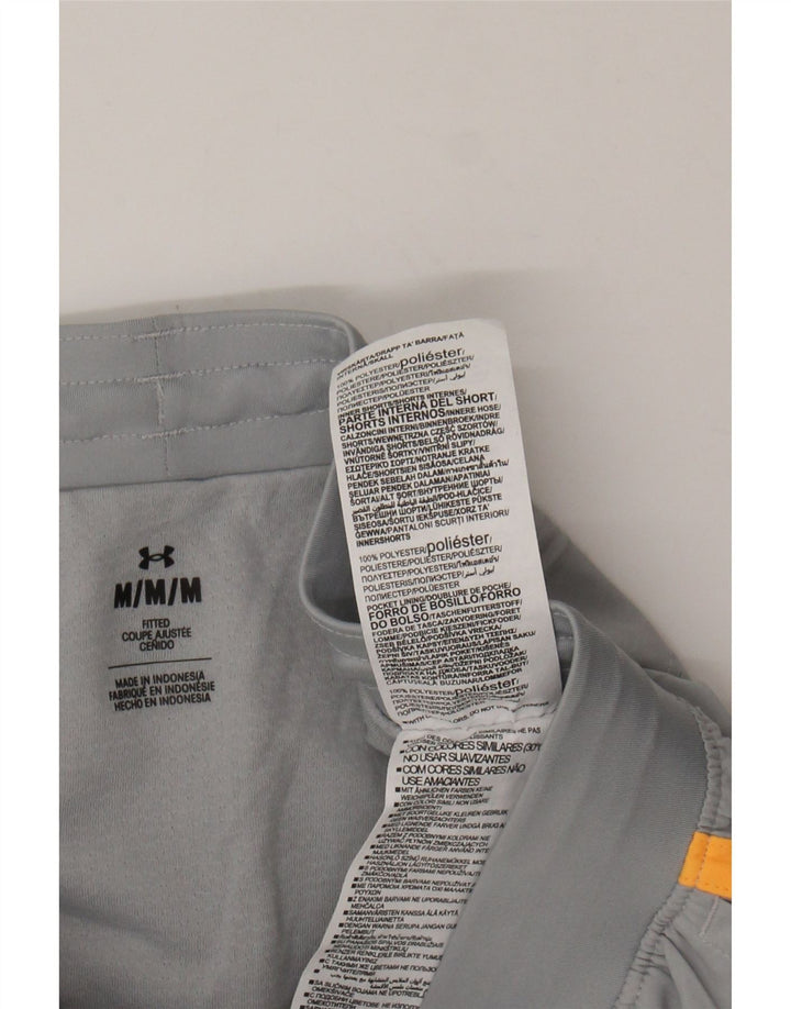 UNDER ARMOUR Mens Fitted Sport Shorts Medium  Grey Polyester