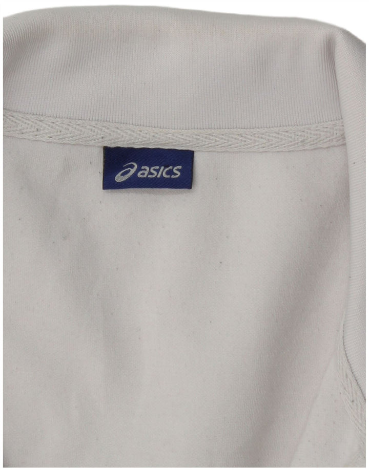 Asics Mens Tracksuit Top Jacket XL Black Colourblock Polyester