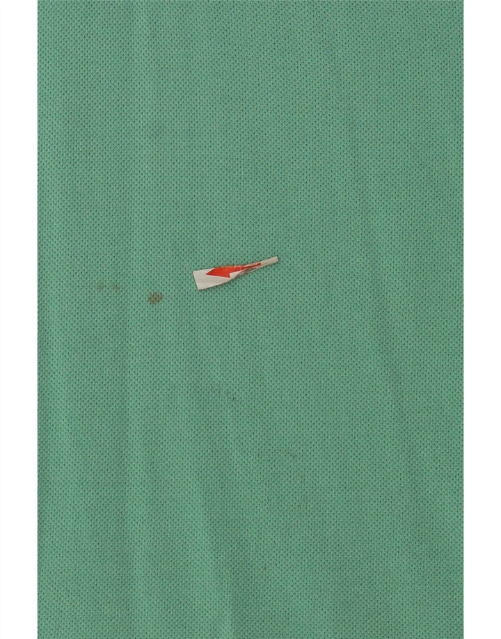 Lacoste Mens Polo Shirt Size 4 Medium Green Cotton