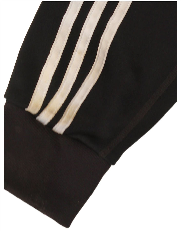 Adidas Mens Graphic Tracksuit Top Jacket Medium Black Polyester