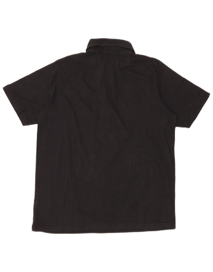 NAPAPIJRI Mens Polo Shirt Small Black Cotton