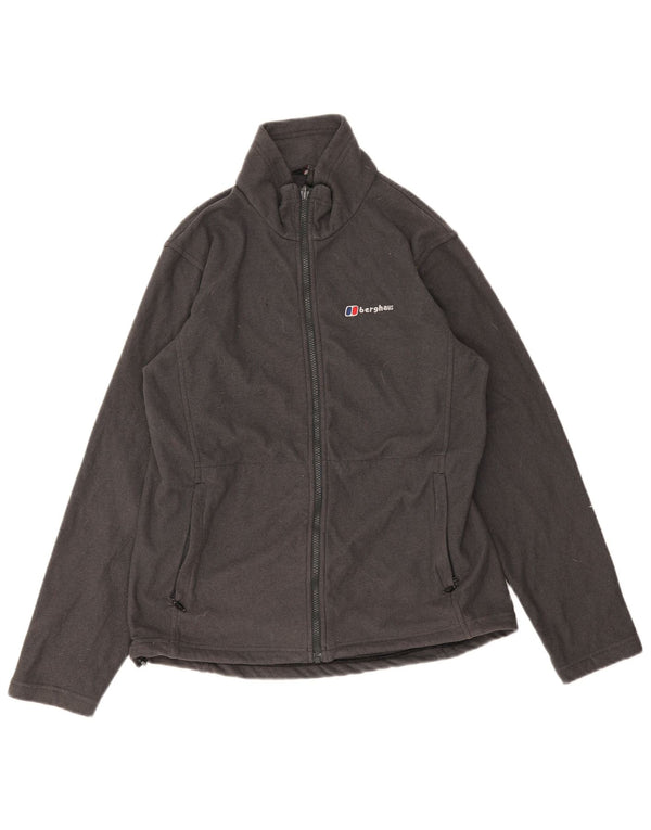 BERGHAUS Mens Tracksuit Top Jacket Medium Grey Polyester