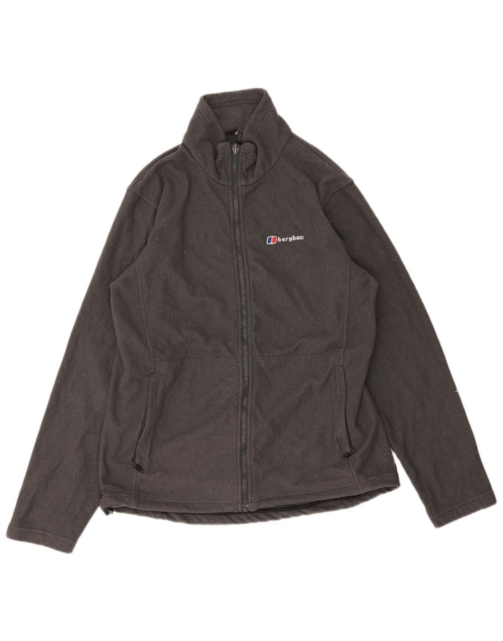 BERGHAUS Mens Tracksuit Top Jacket Medium Grey Polyester