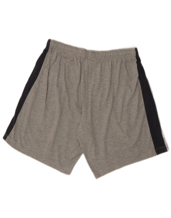 CHAMPION Mens Sport Shorts Medium  Grey Colourblock Cotton