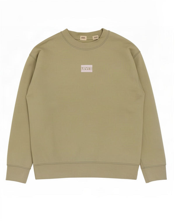 Levi's Mens Sweatshirt Jumper Medium Green Cotton