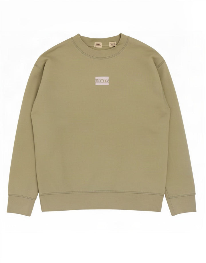 Levi's Mens Sweatshirt Jumper Medium Green Cotton