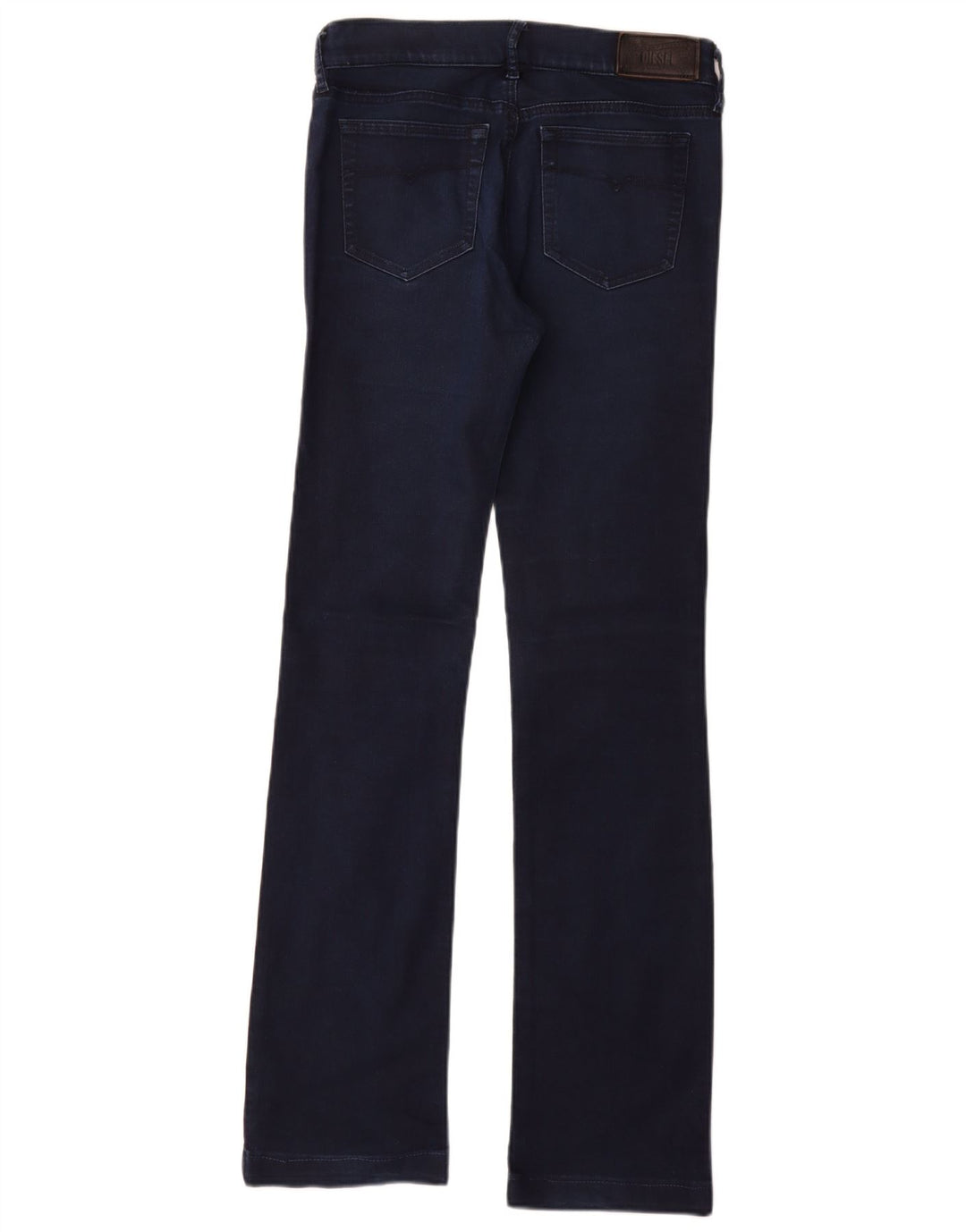 Diesel Womens Bootzee Regular Slim Bootcut Jeans W26 L34 Navy Blue Cotton