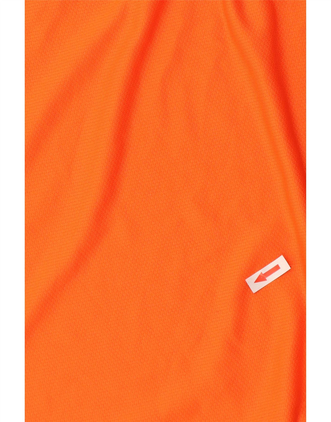 Nike Mens Dri Fit Top Long Sleeve Large Orange Colourblock Polyester