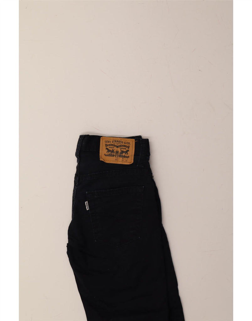 LEVI'S Boys 511 Slim Jeans 7-8 Years W24 L22 Navy Blue Cotton Vintage Levi's and Second-Hand Levi's from Messina Hembry 