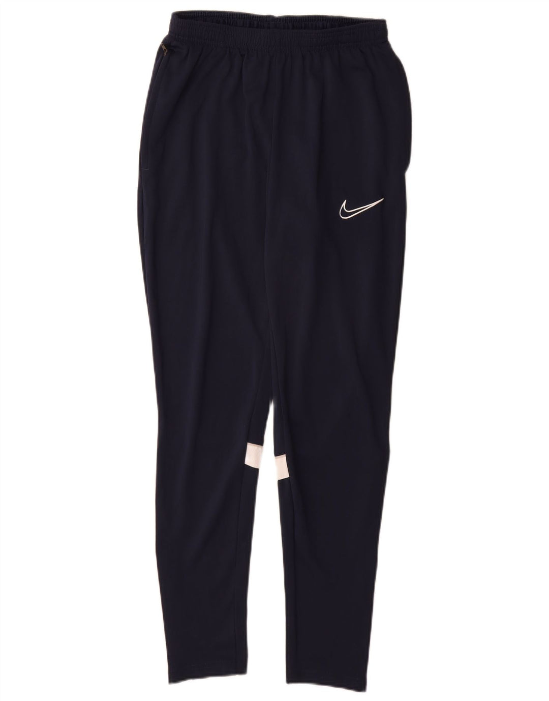 Nike Mens Tracksuit Trousers Medium Navy Blue Colourblock Polyester