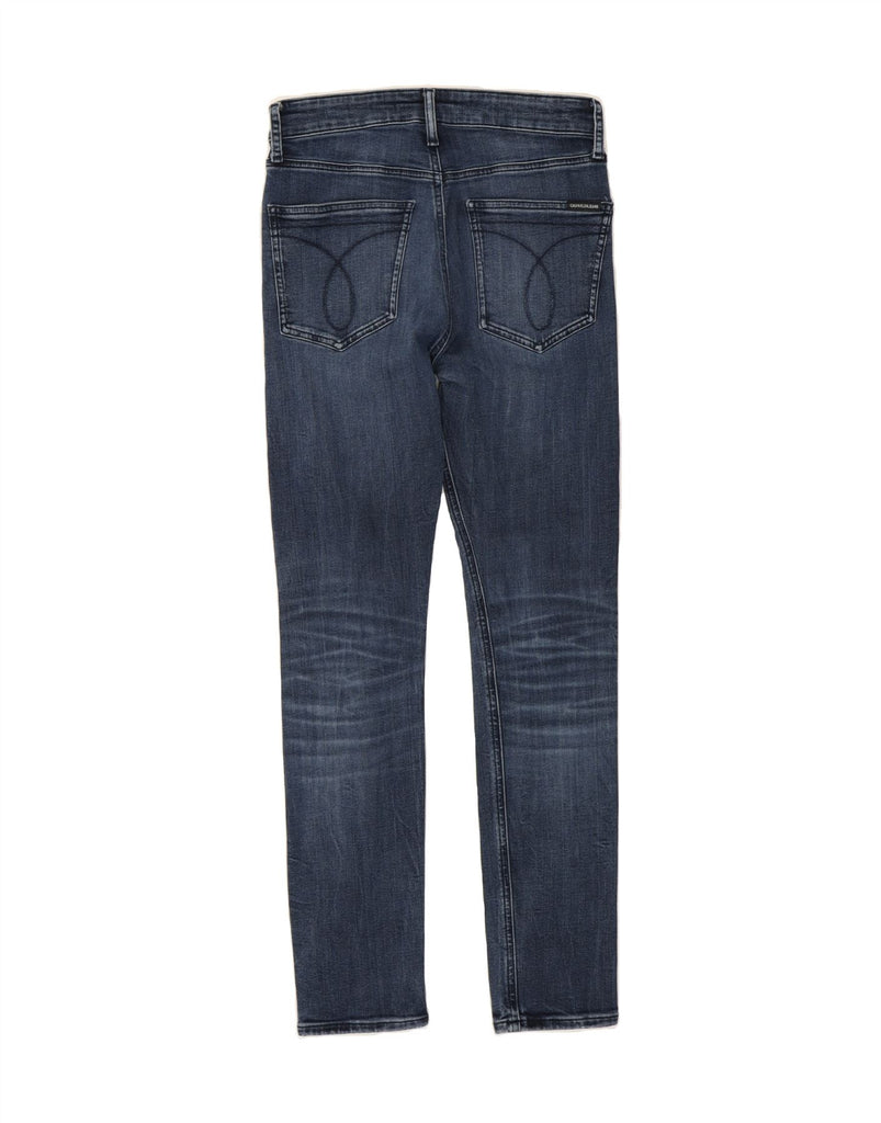 CALVIN KLEIN Mens Slim Jeans W30 L32 Navy Blue Cotton Vintage Calvin Klein and Second-Hand Calvin Klein from Messina Hembry 