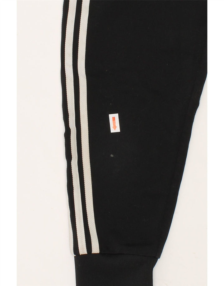 ADIDAS Boys Tracksuit Trousers Joggers 2-3 Years Black Polyester Vintage Adidas and Second-Hand Adidas from Messina Hembry 