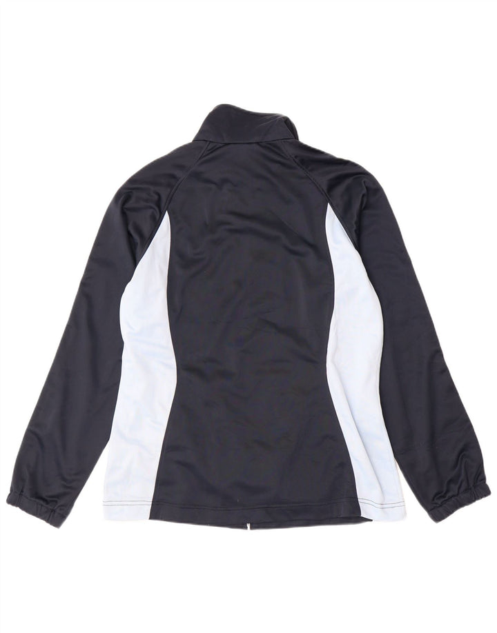 LOTTO Womens Full Tracksuit UK 18 XL Navy Blue Colourblock Polyester