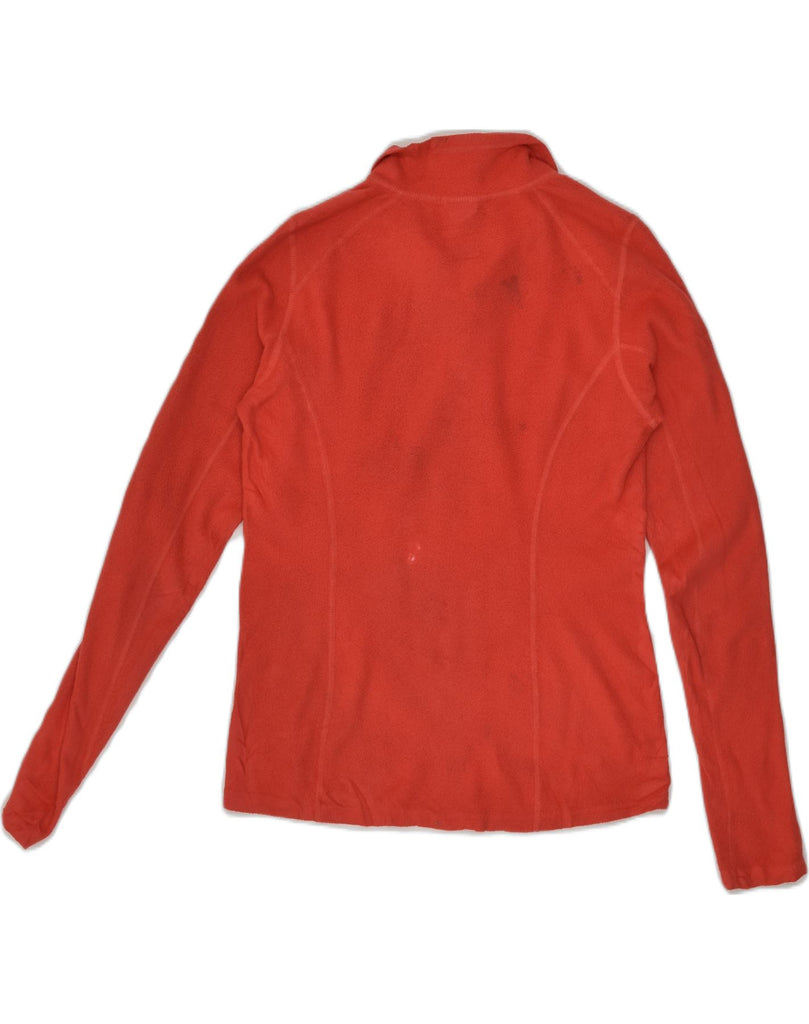 THE NORTH FACE Womens Zip Neck Fleece Jumper UK 8 Small Red Polyester | Vintage The North Face | Thrift | Second-Hand The North Face | Used Clothing | Messina Hembry 